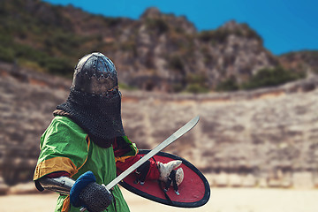 Image showing Knight in armour