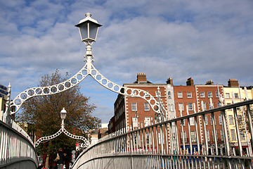 Image showing Ha'penny Bridge, Dublin