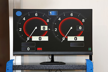 Image showing Wheels Alignment Display