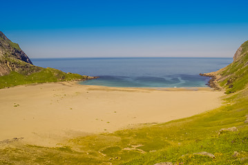 Image showing Bunes beach in Norway