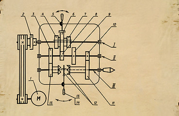 Image showing old drawing