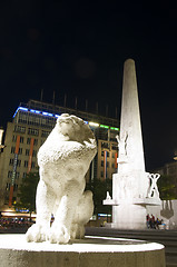 Image showing national monument dam square amsterdam