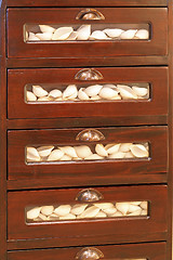 Image showing Pasta in drawers
