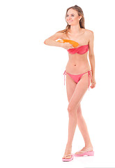 Image showing Girl posing in bikini