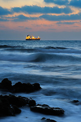 Image showing Mediterranean Coast Israel