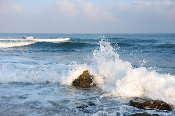 Image showing Mediterranean Coast Israel