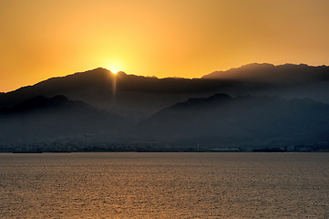 Image showing Red Sea, Gulf of Eilat