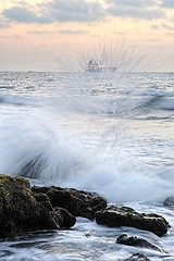 Image showing Mediterranean Coast Israel