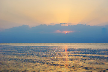 Image showing The coast of the Dead Sea