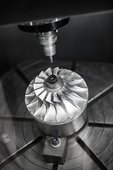 Image showing Metalworking CNC milling machine.