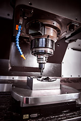 Image showing Metalworking CNC milling machine.