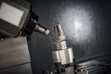 Image showing Metalworking CNC milling machine.