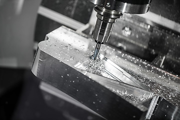 Image showing Metalworking CNC milling machine.