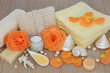 Image showing Rose Spa Beauty Treatment