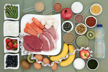 Image showing Body Building Health Food Collection