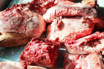 Image showing pieces of fresh meat