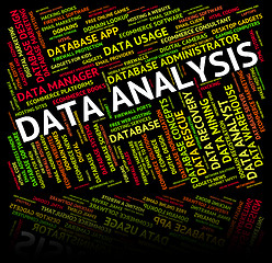 Image showing Data Analysis Shows Investigates Research And Analytics