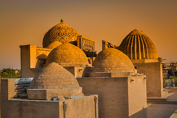 Image showing Brick houses in Uzbekistan