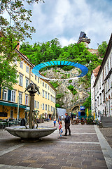 Image showing View of the Schlossbergplatz square, Graz