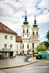 Image showing Mariahilf Church, Graz, Austria