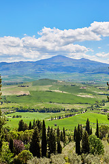 Image showing Tuscany landscape, Toscana, Italy