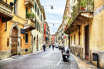 Image showing Street view of Verona