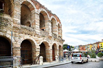 Image showing  view of Arena di Verona ancient Roman Amphitheater