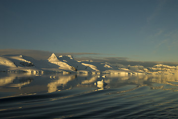 Image showing Mountain view in Antarctica