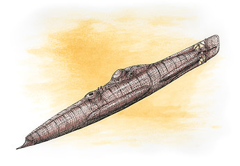 Image showing Fantasy submarine in a steampunk style