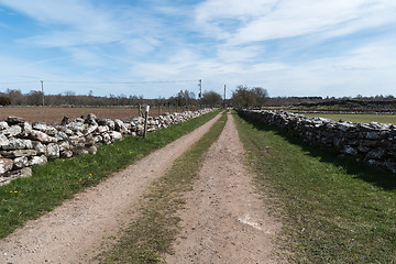 Image showing Farmers old road