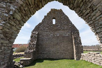 Image showing Ancient chapel ruin