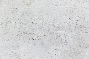 Image showing close up of cracked stone wall or surface