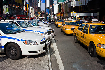 Image showing Times Square Vehicles