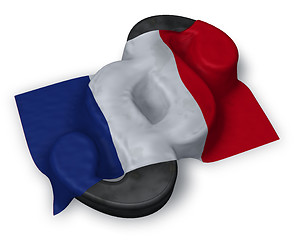 Image showing paragraph symbol and flag of france - 3d rendering
