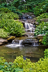 Image showing Beautiful waterfall