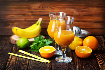 Image showing fruits and juice