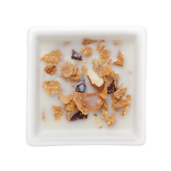 Image showing Cornflakes with milk