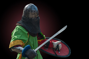 Image showing Knight in armour