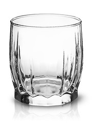 Image showing Empty glass for scotch whiskey top view