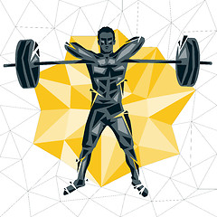 Image showing Geometric Crossfit concept