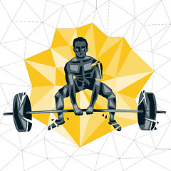 Image showing Geometric Crossfit concept