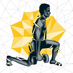 Image showing Geometric Crossfit concept