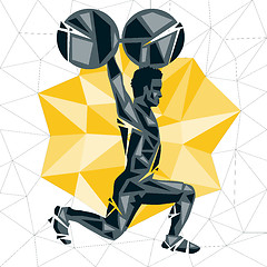 Image showing Geometric Crossfit concept