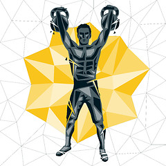 Image showing Geometric Crossfit concept