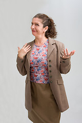 Image showing Surprised woman