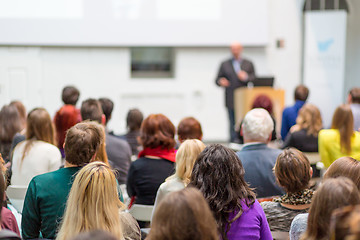 Image showing Audience in the lecture hall.