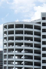 Image showing Detail of parking house