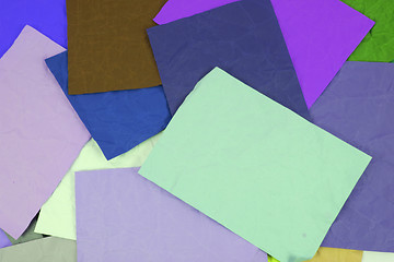 Image showing color papers texture