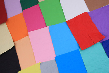 Image showing color papers texture