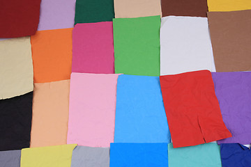 Image showing color papers texture